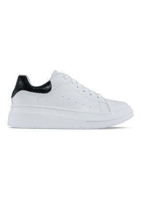 Tenis Urbanos Euforia Blanco-Negro Croydon Para Mujer