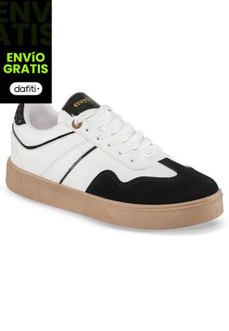 Tenis Urbanos Myranda Blanco-Negro Croydon Para Mujer Croydon