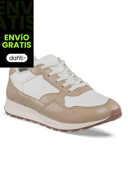 Tenis Asiya Beige Croydon Para Mujer