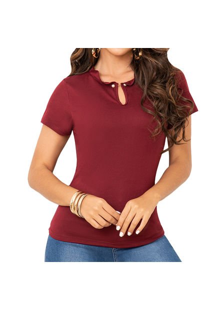 Blusa Agatha Vino Para Mujer Croydon