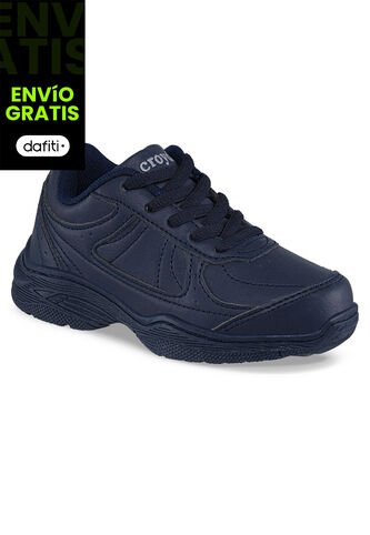 Tenis Colegial 10 New Azul Para Niño Y Niña Croydon Croydon