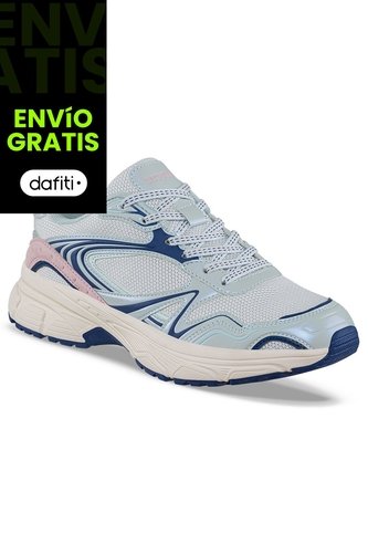 Tenis Urbanos Kitar Azul Croydon Para Mujer Croydon