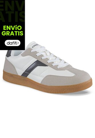 Tenis Casuales Ilor Beige-Gris Croydon Para Hombre Croydon
