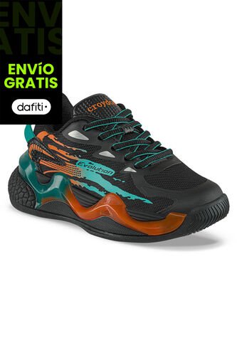 Tenis Running Mertik Negro-Nar Croydon Para Niño Croydon