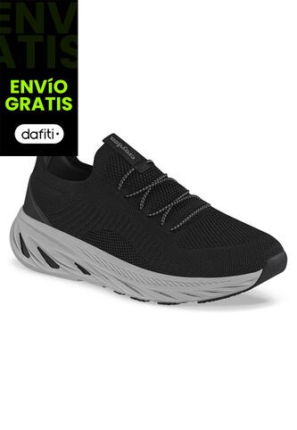 Tenis Para Caminar Sefican Negro Croydon Para Hombre Croydon