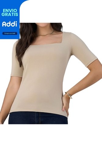 Blusa Andy Camel Croydon Para Mujer Croydon