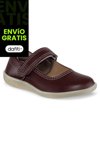 Zapatos Escolares Mafalda Rojo Para Niña Croydon Croydon