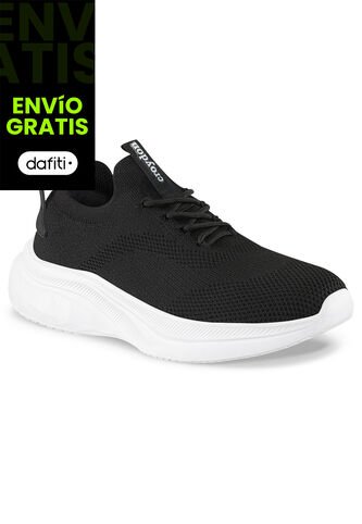 Tenis Para Caminar Sonivo Negro-Blanco Croydon Para Hombre Croydon