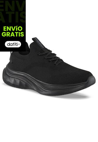 Tenis Para Caminar Sonivo Negro-Negro Croydon Para Hombre Croydon