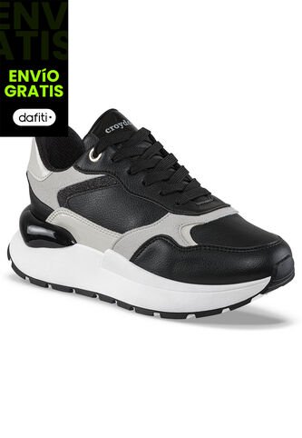 Tenis Urbanos Tabitha Negro Croydon Para Mujer Croydon