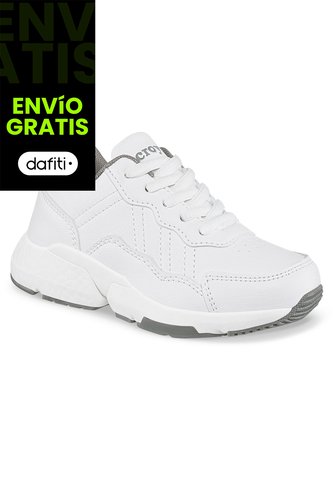 Tenis Escolares Xcoleg C Blanco Para Niña Y Niño Croydon Croydon