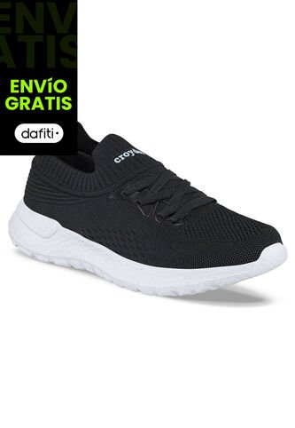 Tenis Para Caminar Azaley Negro Croydon Para Mujer Croydon