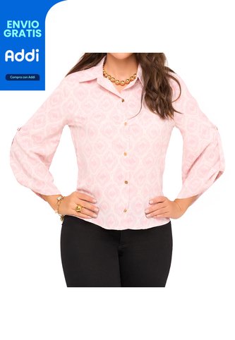 Blusa Silvy Rosa Para Mujer Croydon Croydon