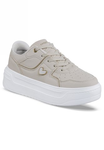 Tenis Casuales Mefos Beige Croydon Para Mujer Croydon