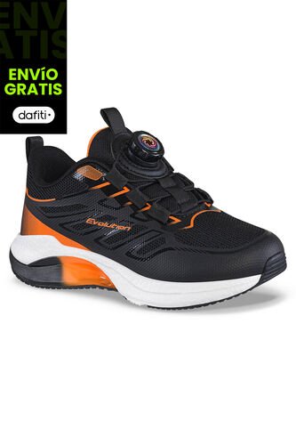Tenis Running Furam Negro-Nar Croydon Para Niño Croydon