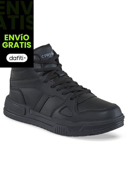 Tenis Colegio Tolox C Negro Croydon Para Niño Y Niña