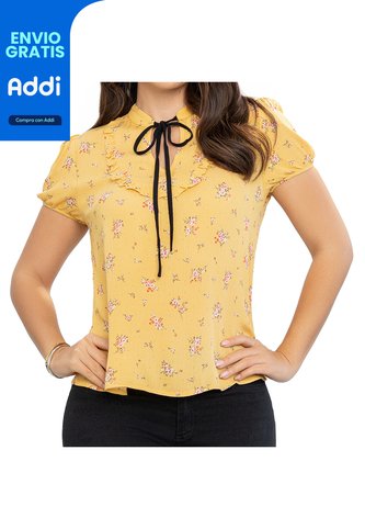 Blusa Alina Amarillo Para Mujer Croydon Croydon