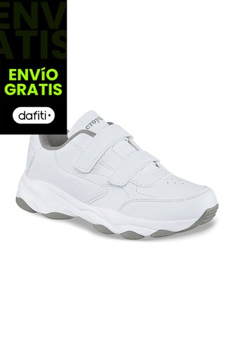 Tenis Escolares Schooly V Blanco Para Niño Y Niña Croydon Croydon