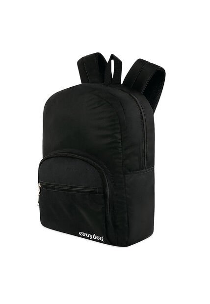 Kit Morral Institucional Negro Para Hombre Y Mujer Croydon