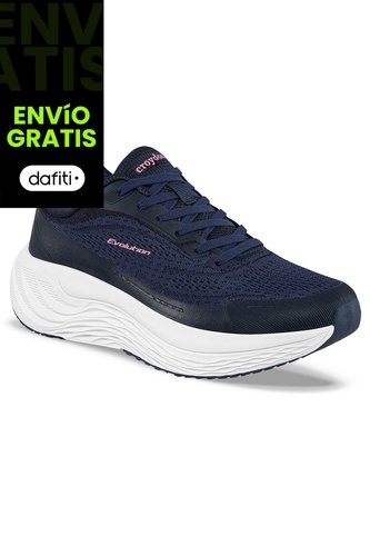Tenis Running Zapi Azul Osc Croydon Para Mujer Croydon