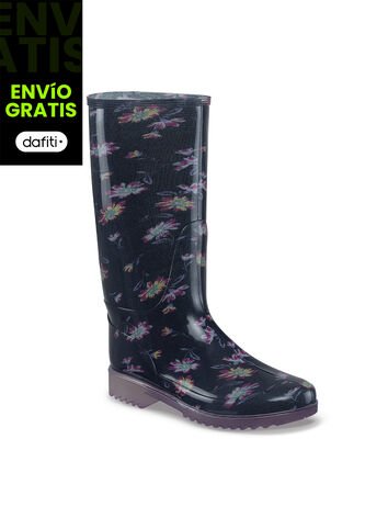 Botas Lluvia Janah Negro Croydon Para Mujer Croydon
