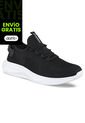 Tenis Running Korp Negro-Blanco Para Hombre Croydon de Croydon