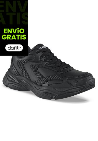 Tenis Colegio Fadron C Negro Croydon Para Niño Y Niña Croydon
