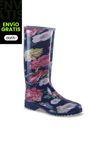 Botas Lluvia Haimi Azul Croydon Para Mujer Croydon