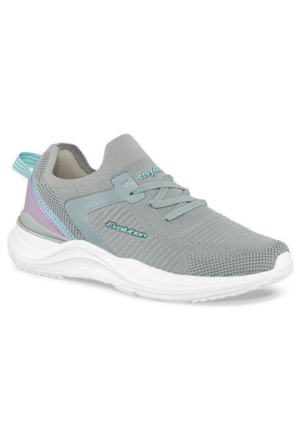 Tenis Running Wirvo Gris Para Mujer Croydon