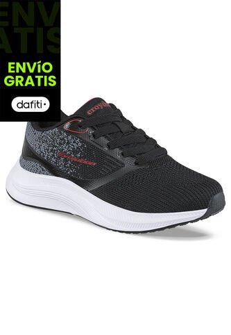 Tenis Running Rizban Negro Para Niño Croydon Croydon