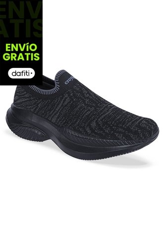 Tenis Para Caminar Tapif Negro-Negro Croydon Para Mujer Croydon