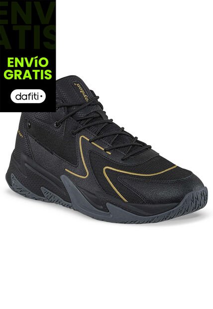 Tenis Basketball Jibun Negro Para Hombre Croydon