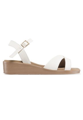 Sandalias Tacón Anna Blanco Para Mujer Croydon