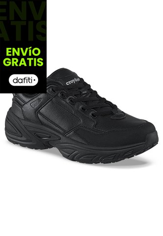 Tenis Colegio Forti C Negro Croydon Para Niño Y Niña Croydon