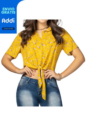 Blusa Aida Amarillo Para Mujer Croydon Croydon