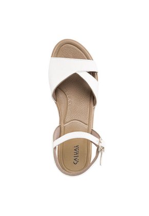 Sandalias Tacón Anna Blanco Para Mujer Croydon