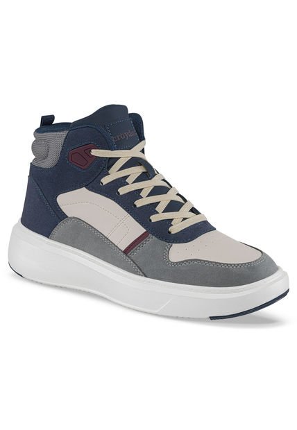 Tenis Urbanos Tixro Blanco-Azul O Para Hombre Croydon