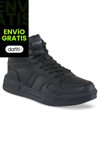 Tenis Colegio Tolox C Negro Croydon Para Niño Y Niña Croydon