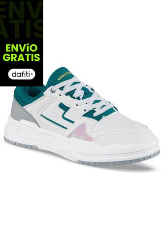 Tenis Urbanos Torx Blanco-Verde Para Mujer Croydon Croydon