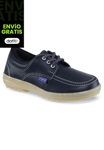 Zapatos Escolares Leader Azul Para Niña Y Niño Croydon Croydon