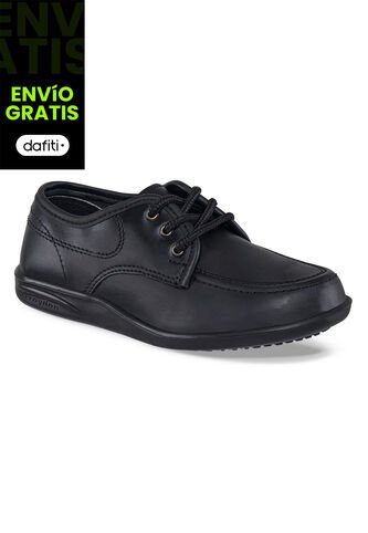 Zapatos Escolares Bachiller Negro Para Niño Croydon Croydon