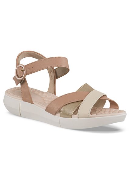 Sandalias Rosmery Beige-Oro Para Mujer Croydon