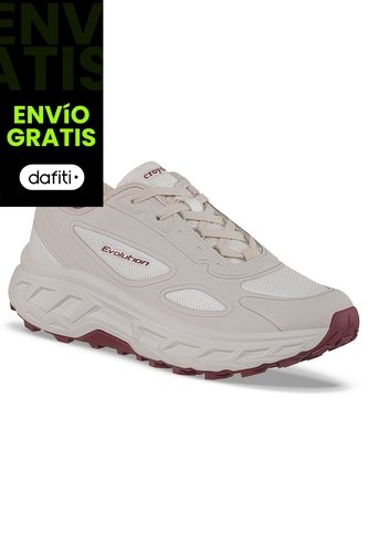 Tenis Trail Running Kimeq Beige Croydon Para Mujer Croydon