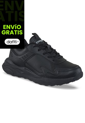 Tenis Colegio Linut C Negro Para Niño Y Niña Croydon Croydon