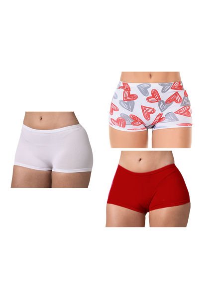 Pantys Corazones Blanco Para Mujer Croydon