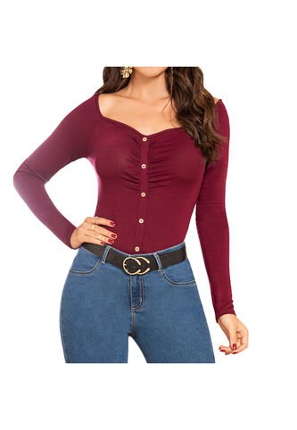 Blusa Kanny Vino Para Mujer Croydon Croydon