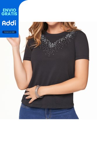 Blusa Elenna Negro Para Mujer Croydon Croydon