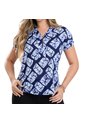 Blusa Florentina Azul-Blanco Croydon Para Mujer de Croydon