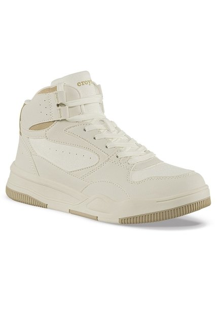 Tenis Urbanos Zedroni Beige Croydon Para Mujer