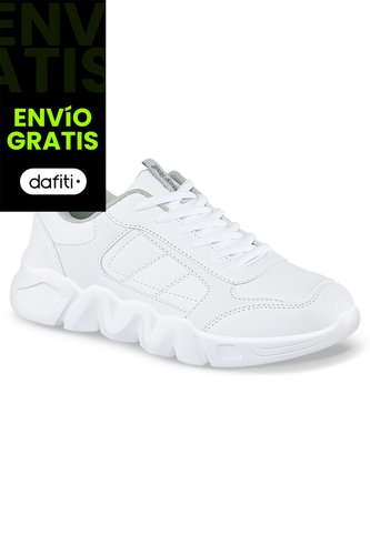 Tenis Colegio Delor Blanco Para Niño Y Niña Croydon Croydon